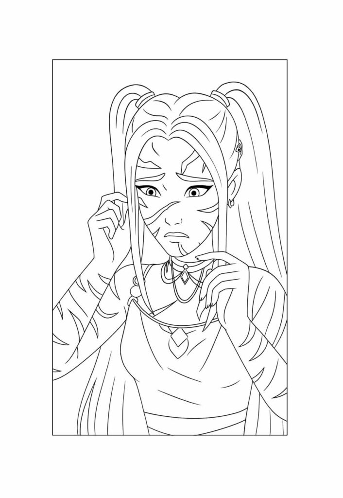 Desenho Guerreiras do K-Pop