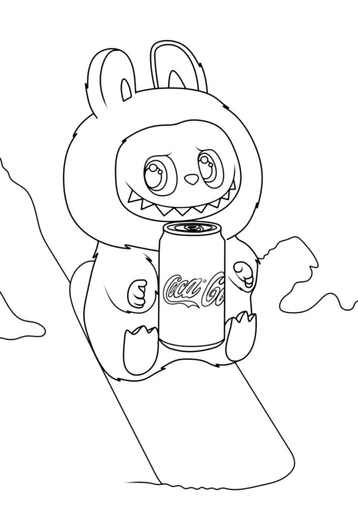 Labubu para colorir