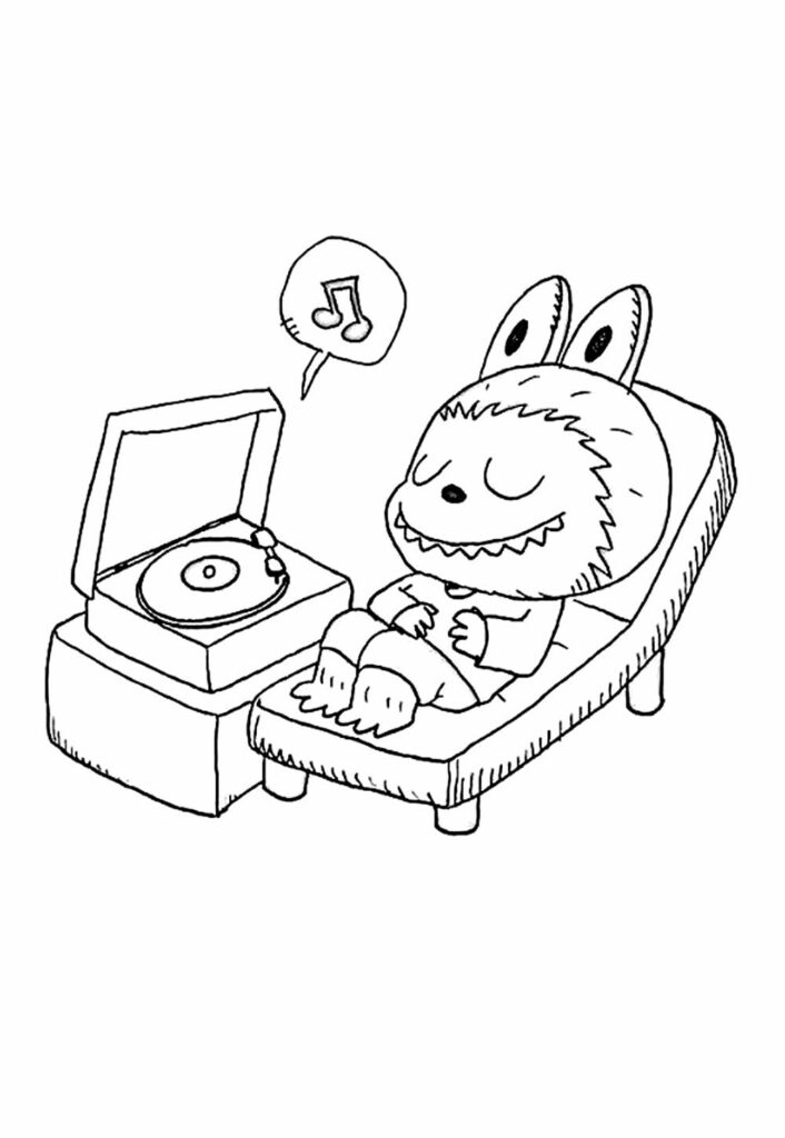 Labubu se consultando