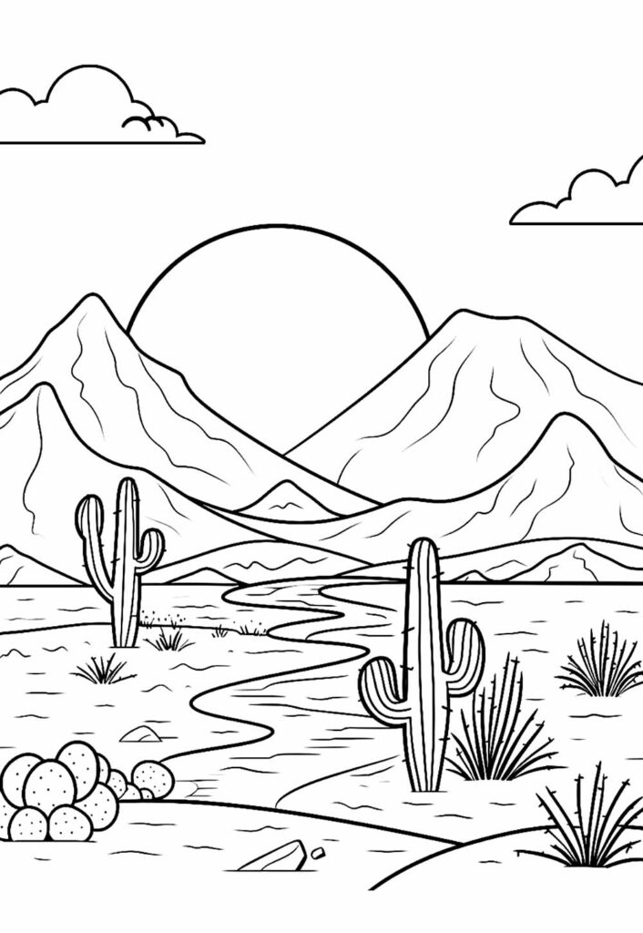 Desenho Lindo da Natureza