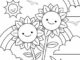 Desenho de Natureza para colorir