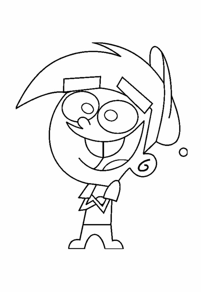 Desenhos dos Padrinhos Mágicos para colorir