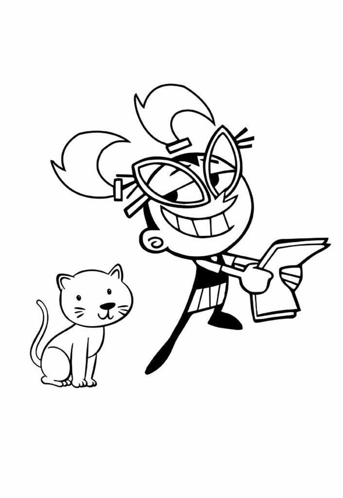 Desenhos dos Padrinhos Mágicos para pintar