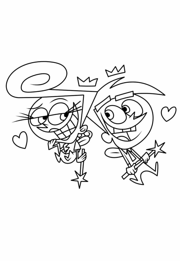 Desenhos dos Padrinhos Mágicos
