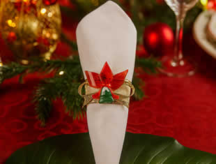 Enfeites com Porta-guardanapos para Natal