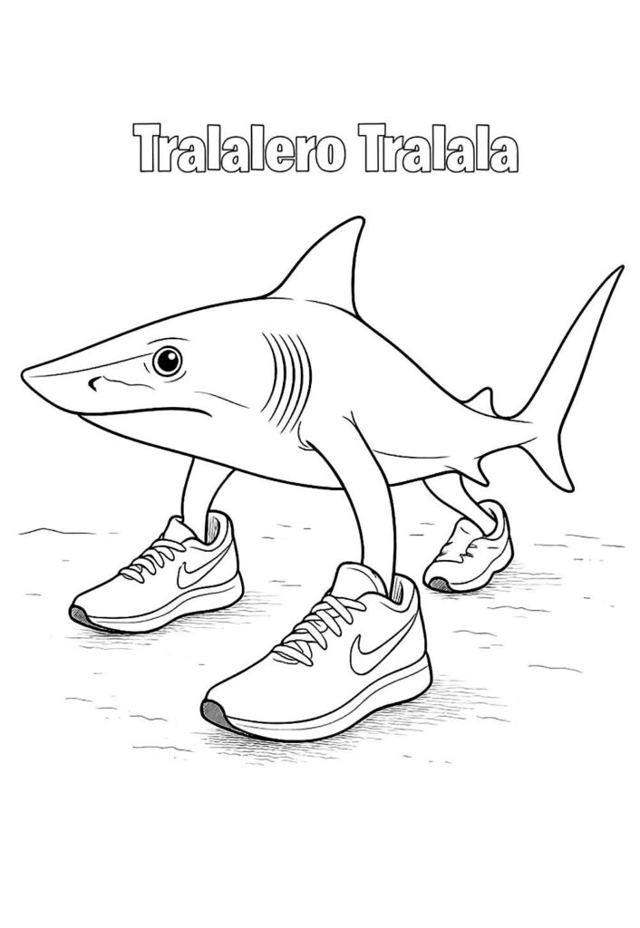 Desenho Tralalero Tralala