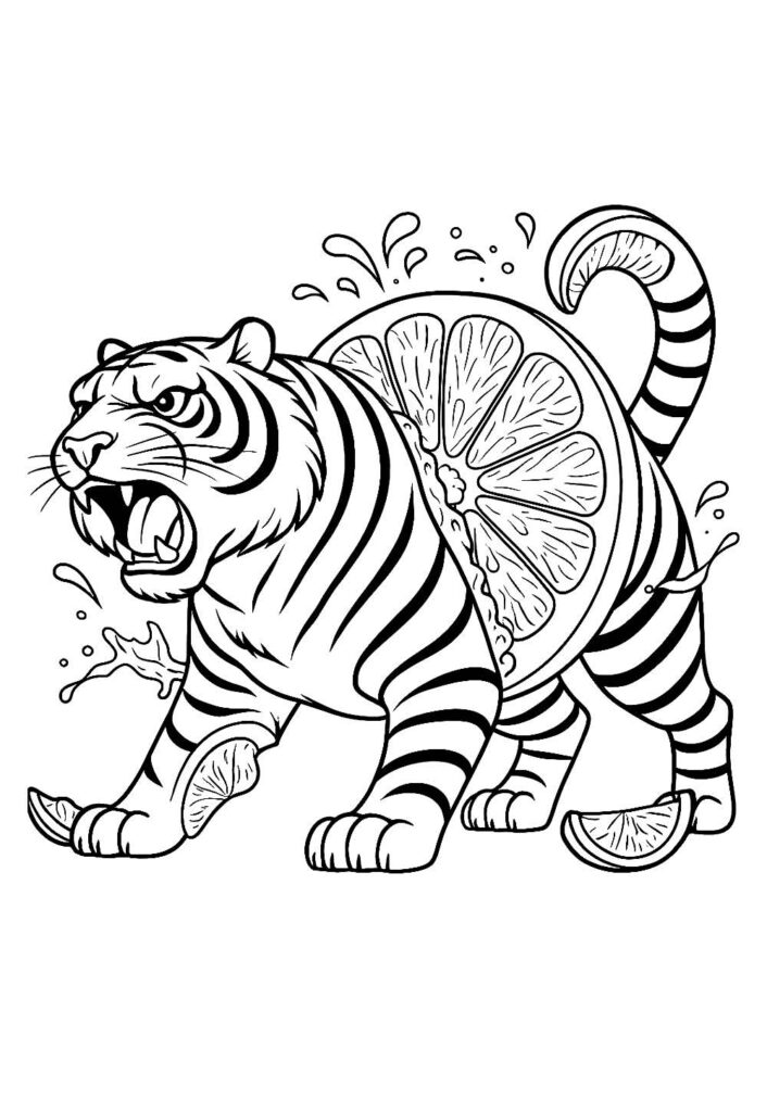 Desenhos Tralalero Tralala - Tigre