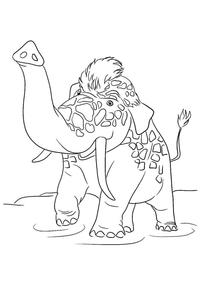 Desenho Tralalero Tralala - Mamute