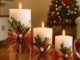 Decoração de Natal com Velas