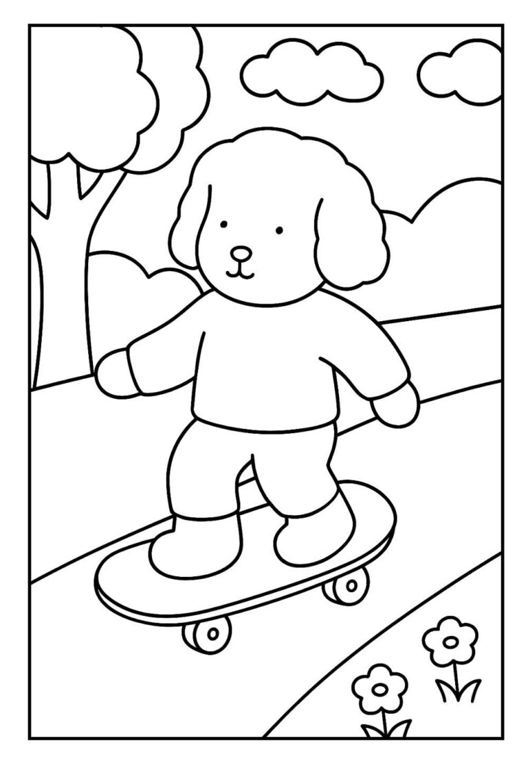 Desenhos Bobbie Goods para colorir e imprimir - Pop Lembrancinhas