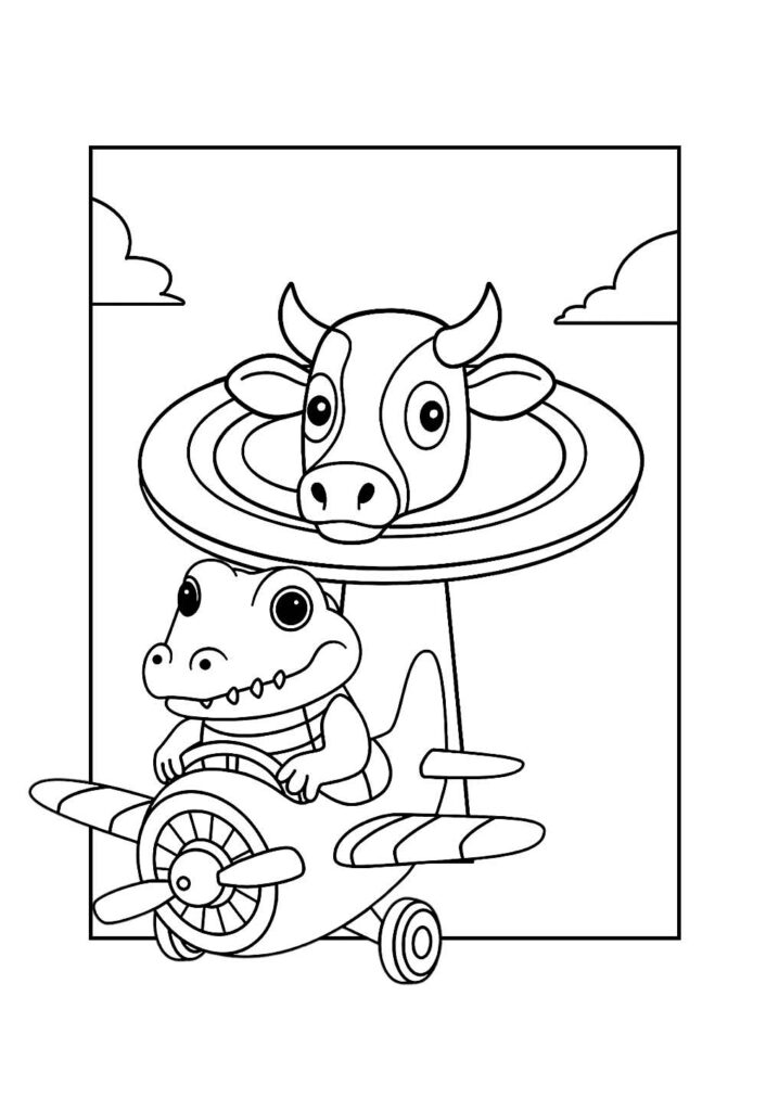 Desenho de Brainrot para pintar