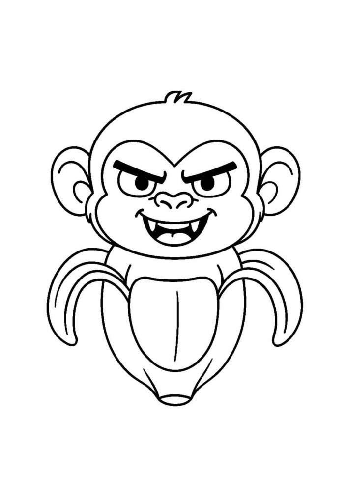 Desenho para colorir Brainrot
