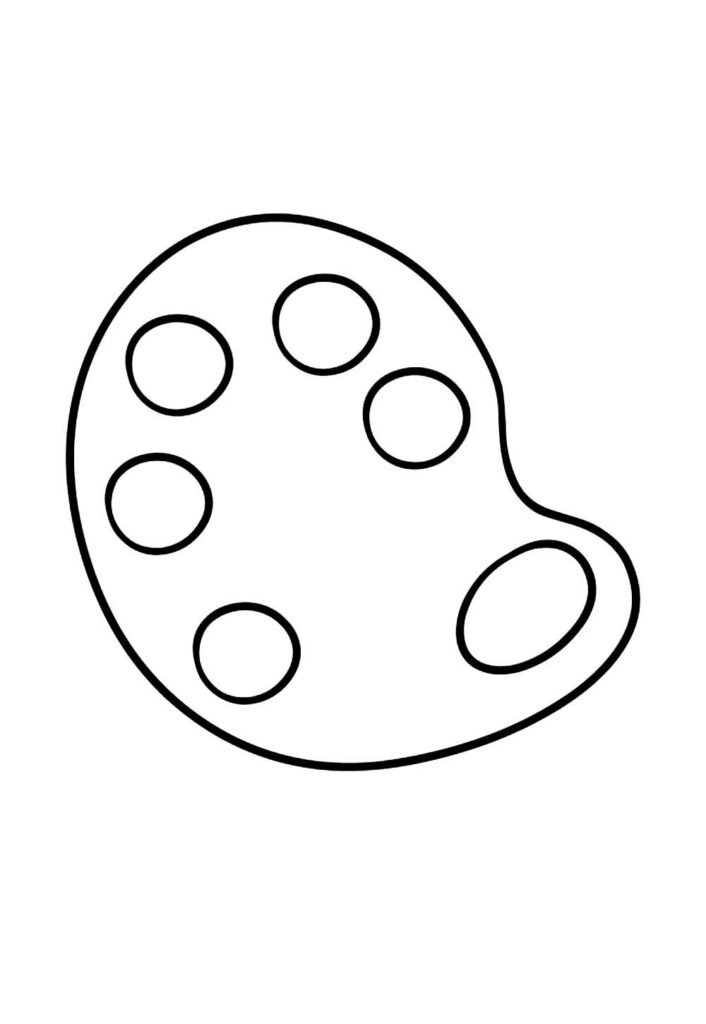 Desenho de Aquarela para colorir