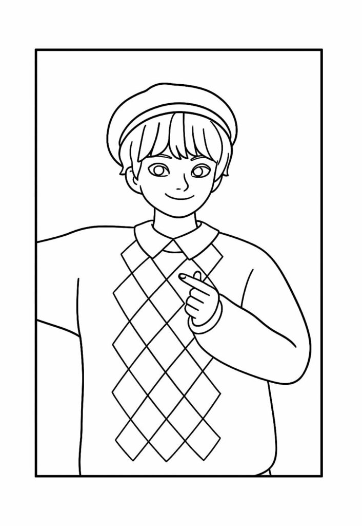 Desenho de Baby Saja