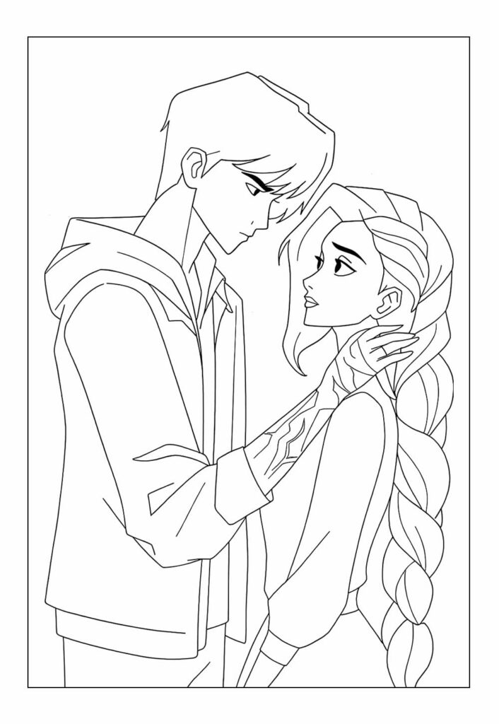 Desenhos de Rumi e Jinu para pintar