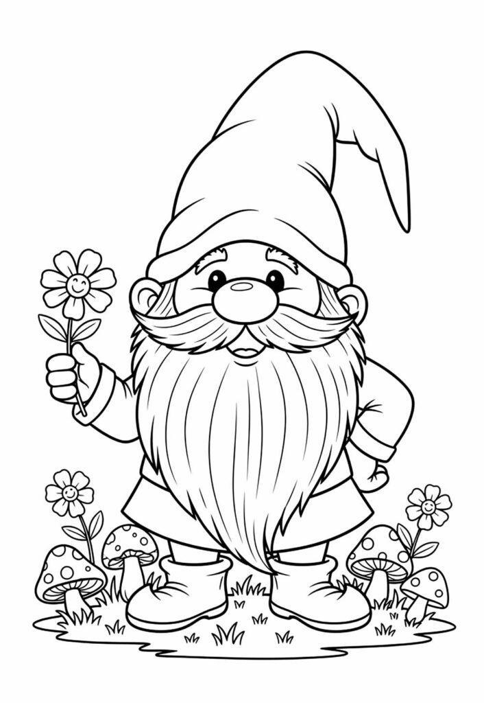 Desenho de Gnomo