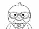 Desenhos do Paper Duck para colorir