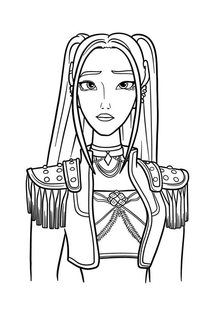 Desenho da Mira - Guerreiras do K-Pop