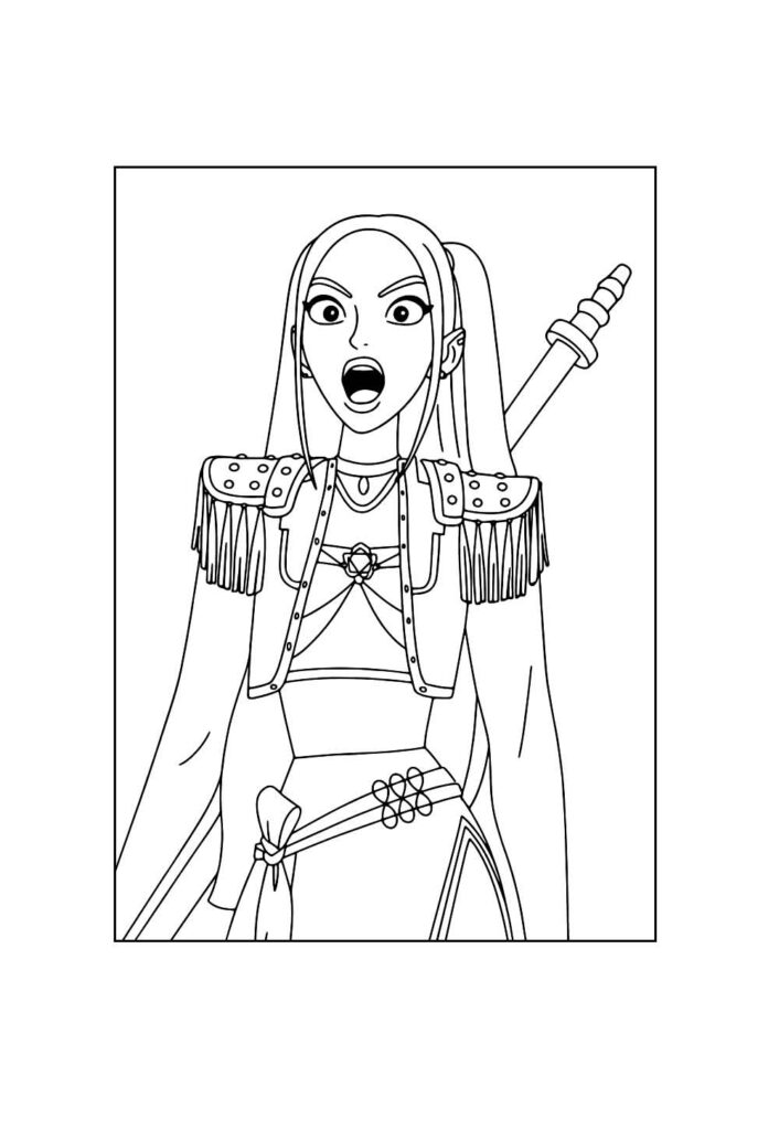 Desenho da Mira - Guerreiras do K-Pop