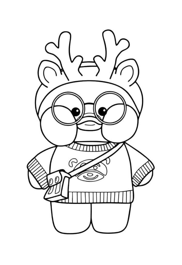 Paper Duck para colorir