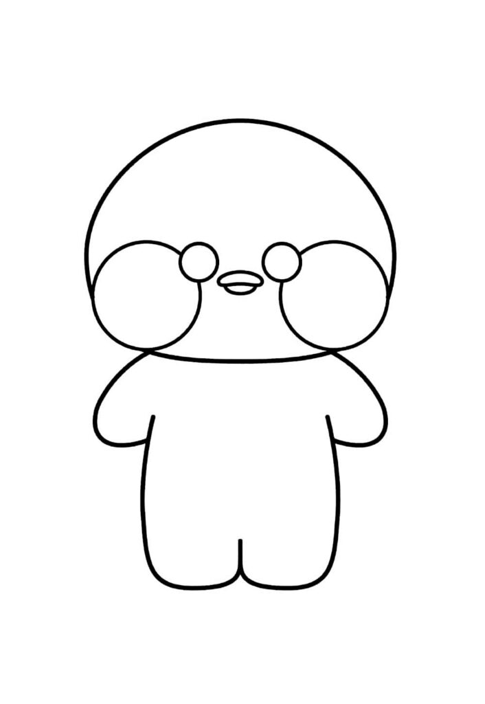 Desenho Paper Duck Colorir
