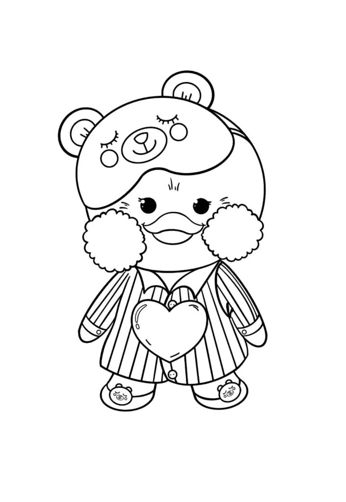 Desenho Paper Duck Pintar