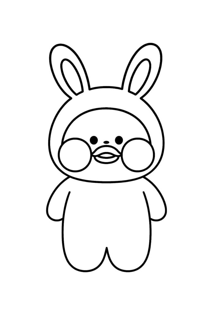 Desenhos Paper Duck Colorir