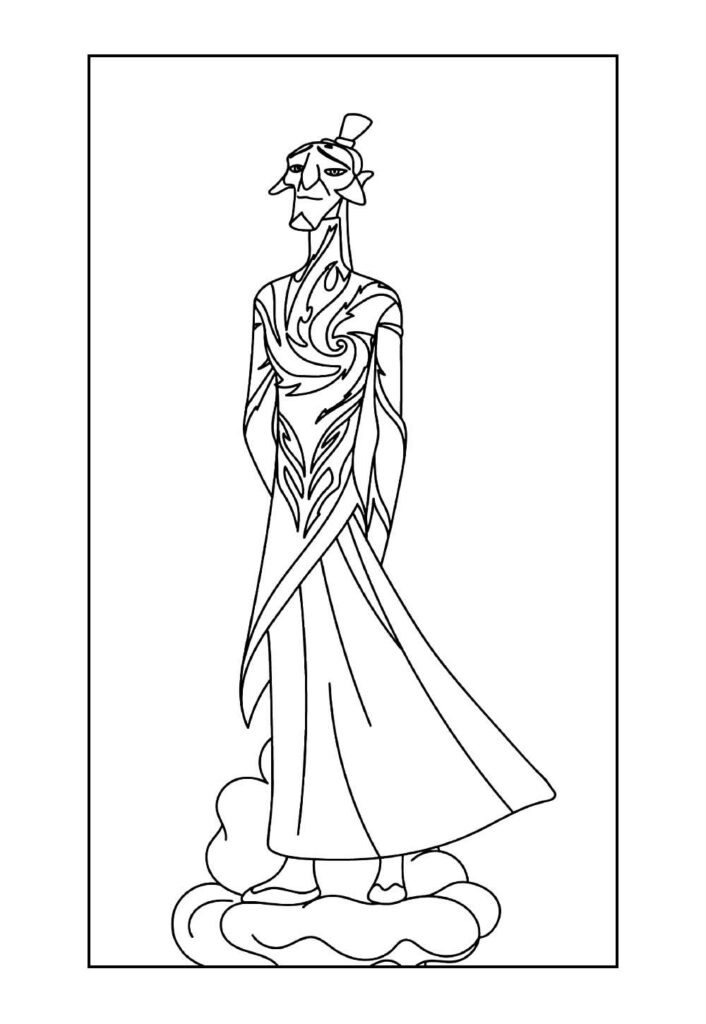 Desenhos Ne Zha Colorir