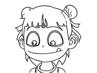 Desenhos de Ne Zha para colorir