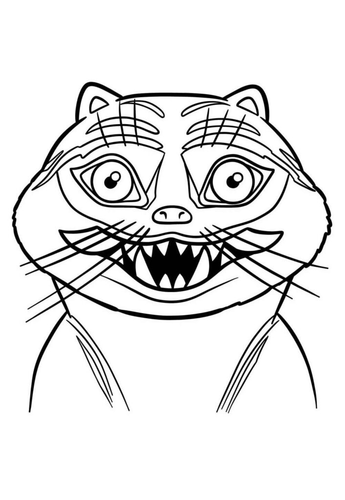 Desenho do Tigre Derpy
