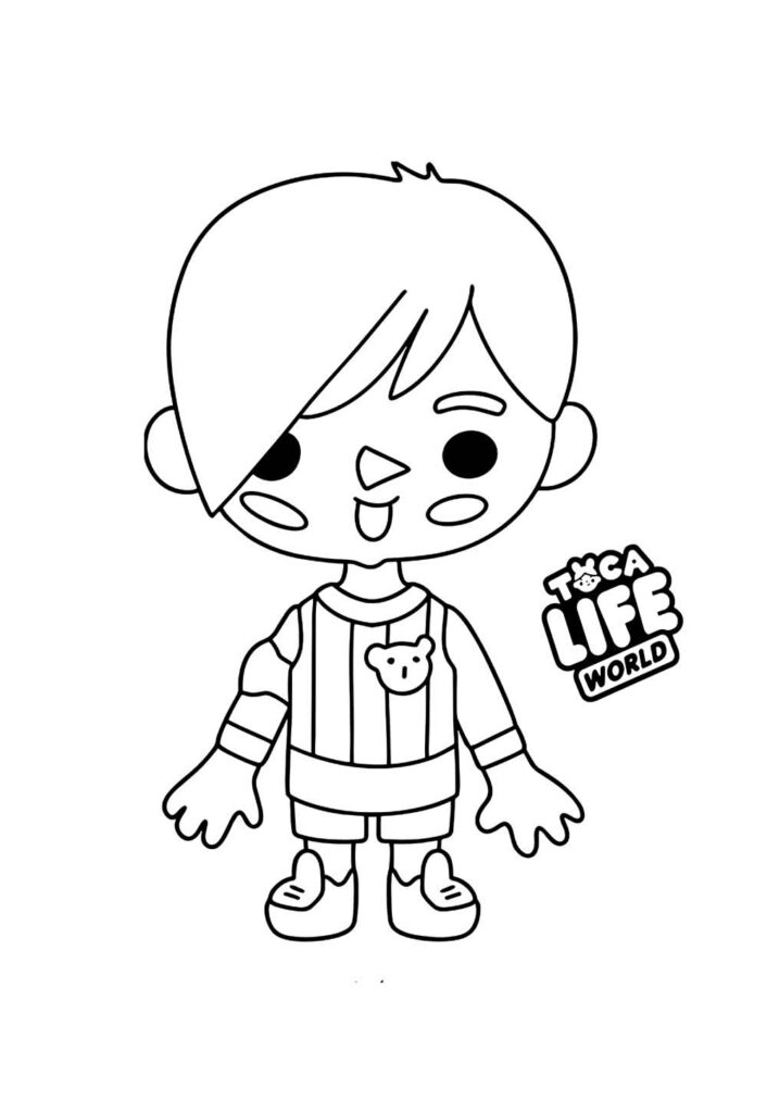Desenho de Toca Life para colorir
