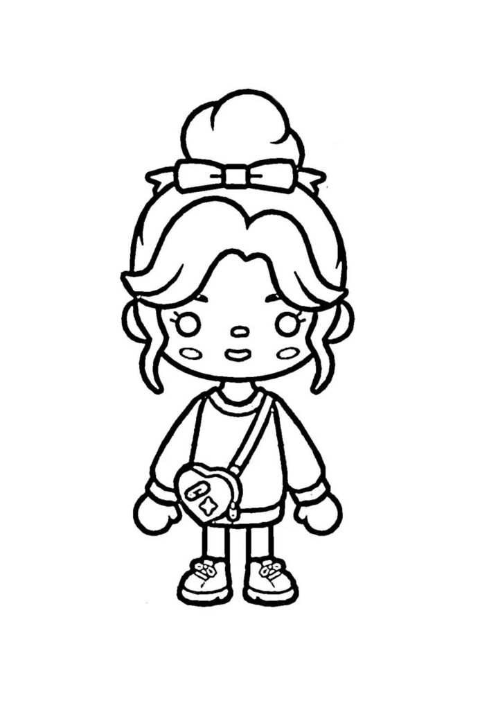 Desenho de Toca Life para colorir