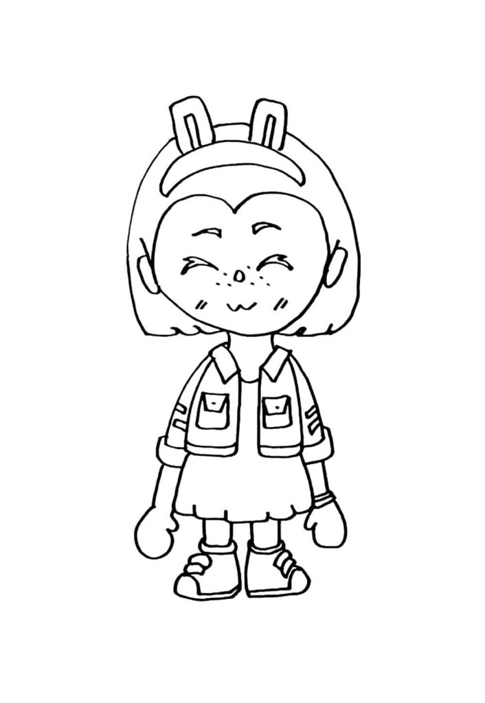 Desenho de Toca Life para colorir