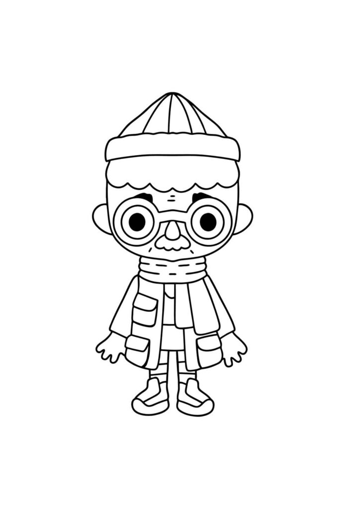 Desenhos de Toca Life para colorir