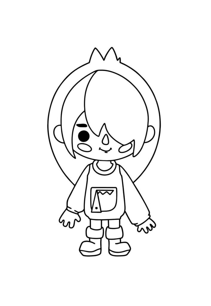 Toca Life para colorir