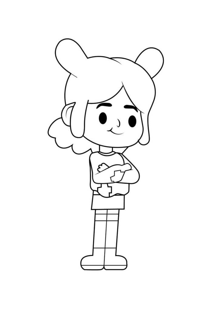 Desenhos de Toca Life para pintar
