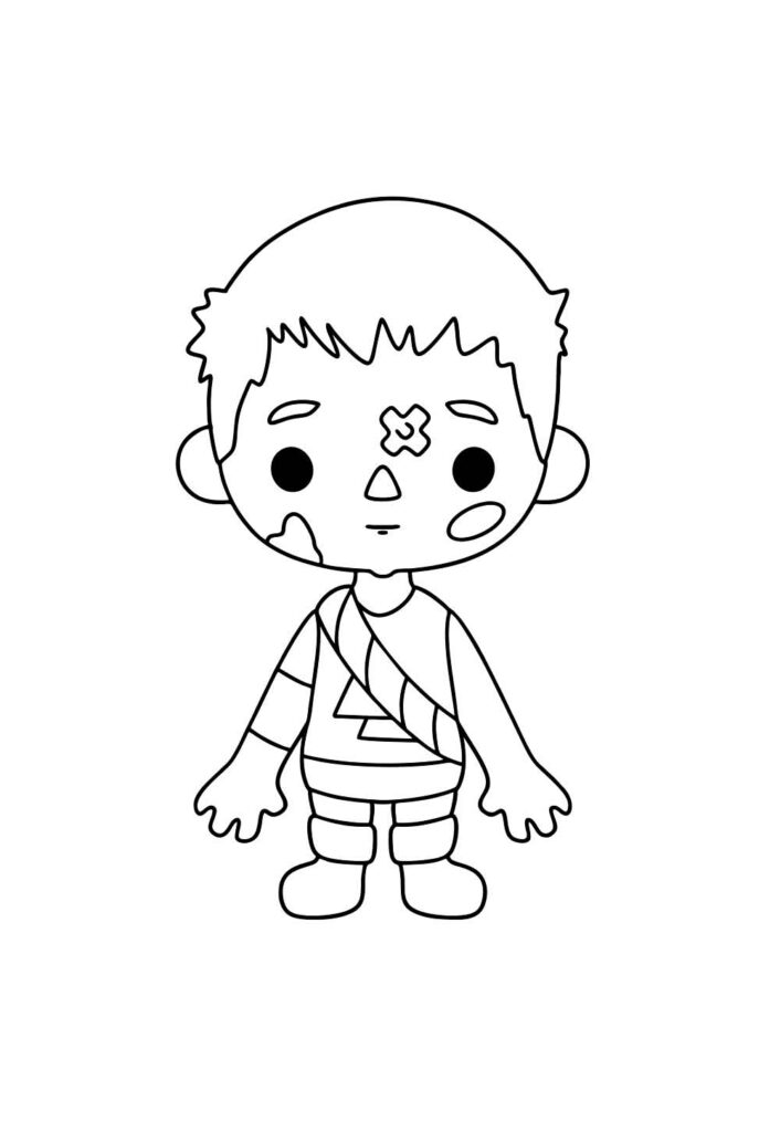 Desenho de Toca Life para colorir
