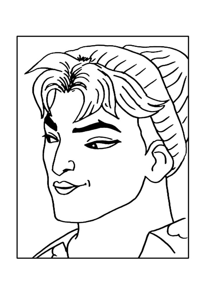 Desenho de Abby Saja para colorir