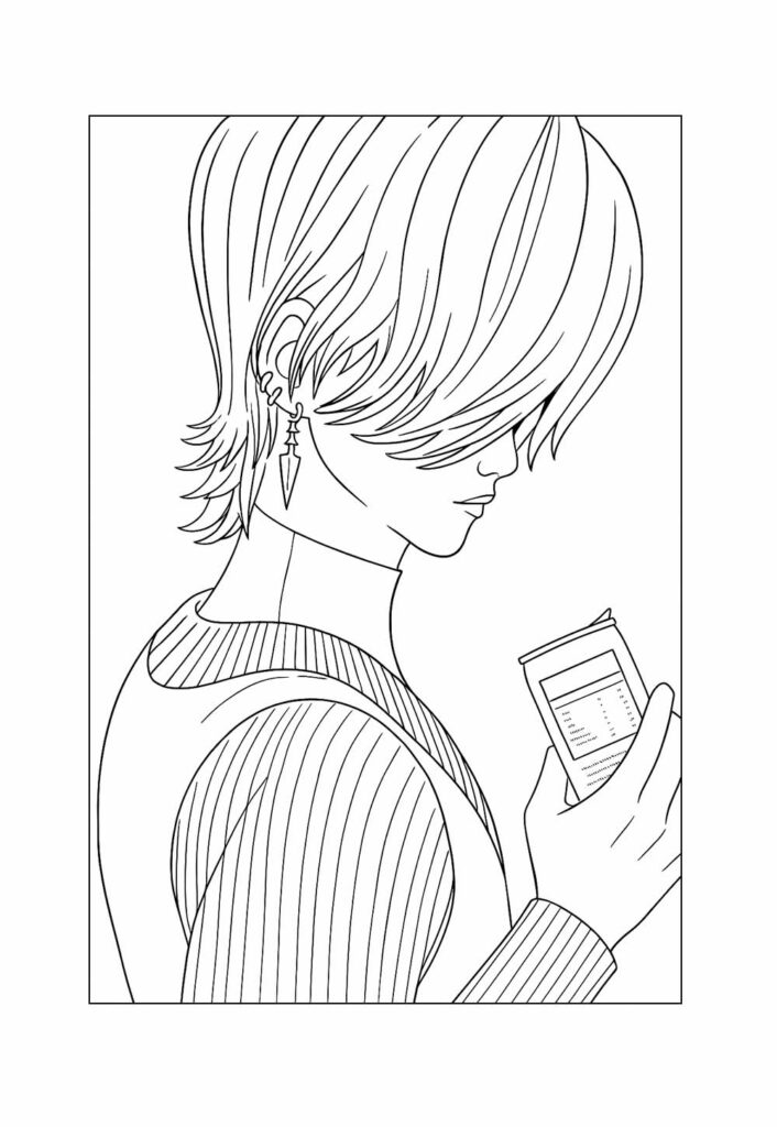 Desenho de Mystery Saja