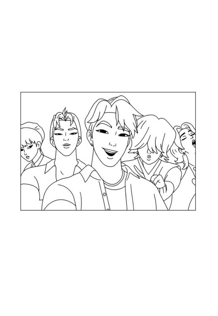 Desenho de Saja Boys