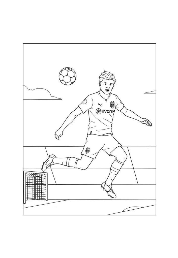 Desenho de Haaland