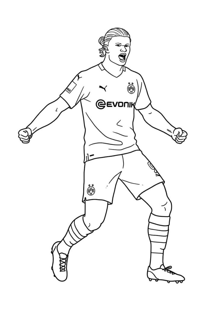 Haaland para imprimir - Manchester City