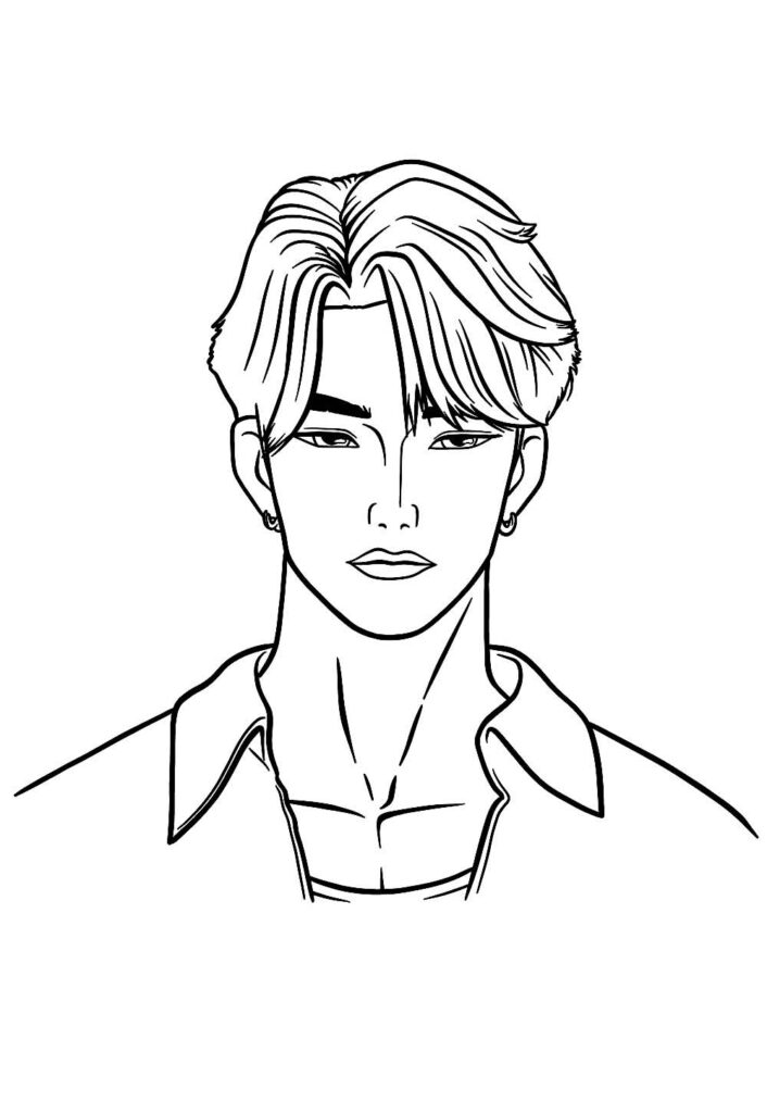 Desenho de Jinu para pintar