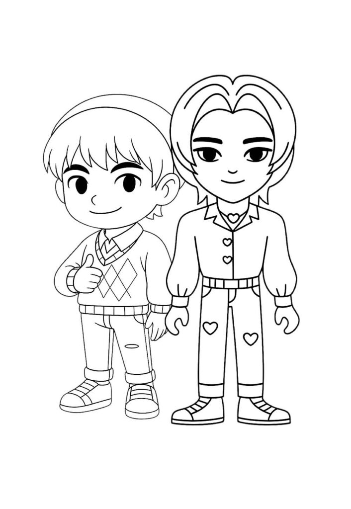 Saja Boys para colorir
