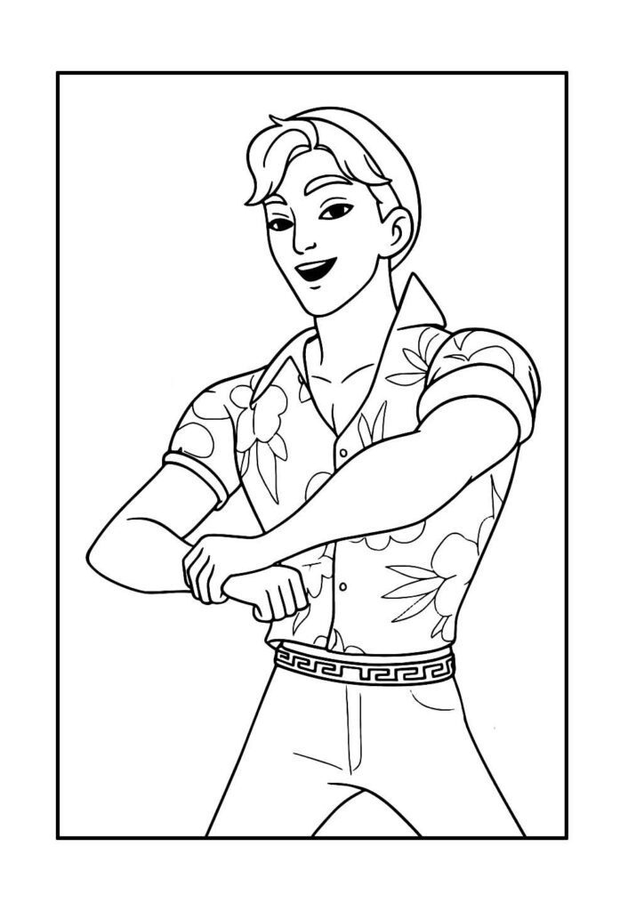 Desenhos dos Saja Boys para colorir