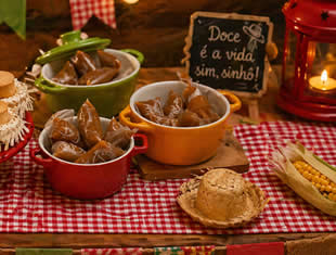 Decoração Junina de Doces
