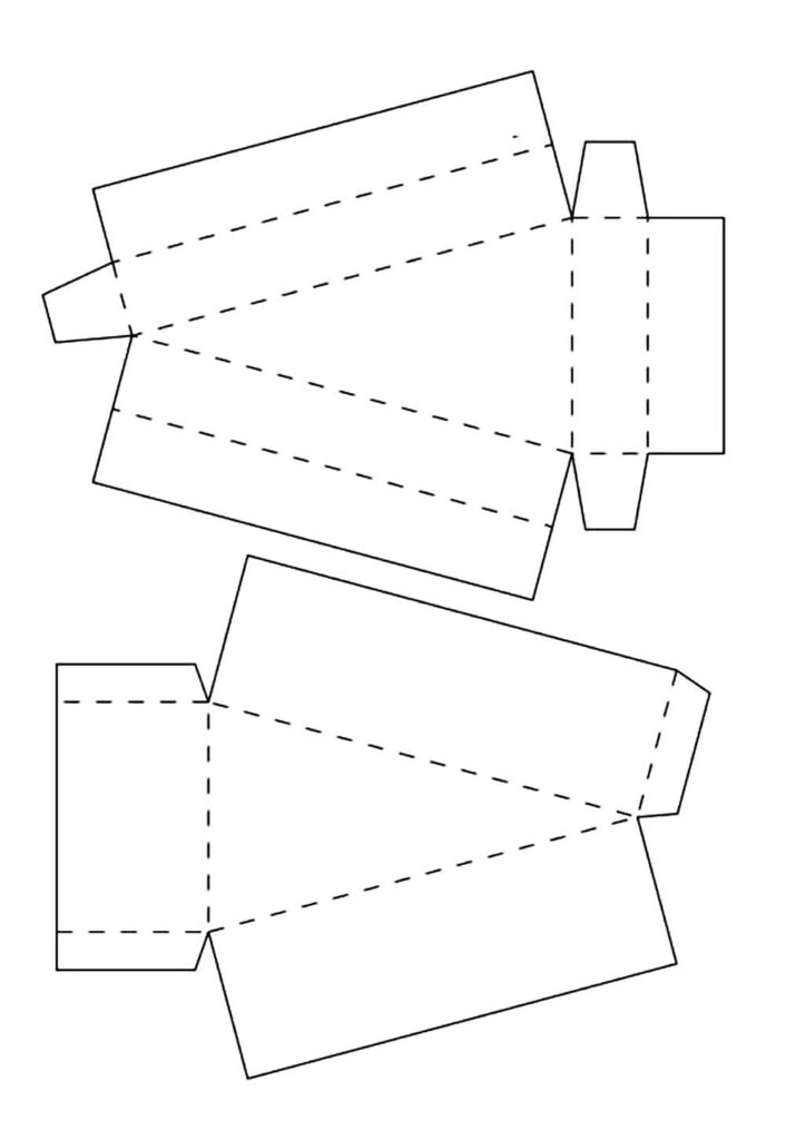 Molde de Caixa de Papel