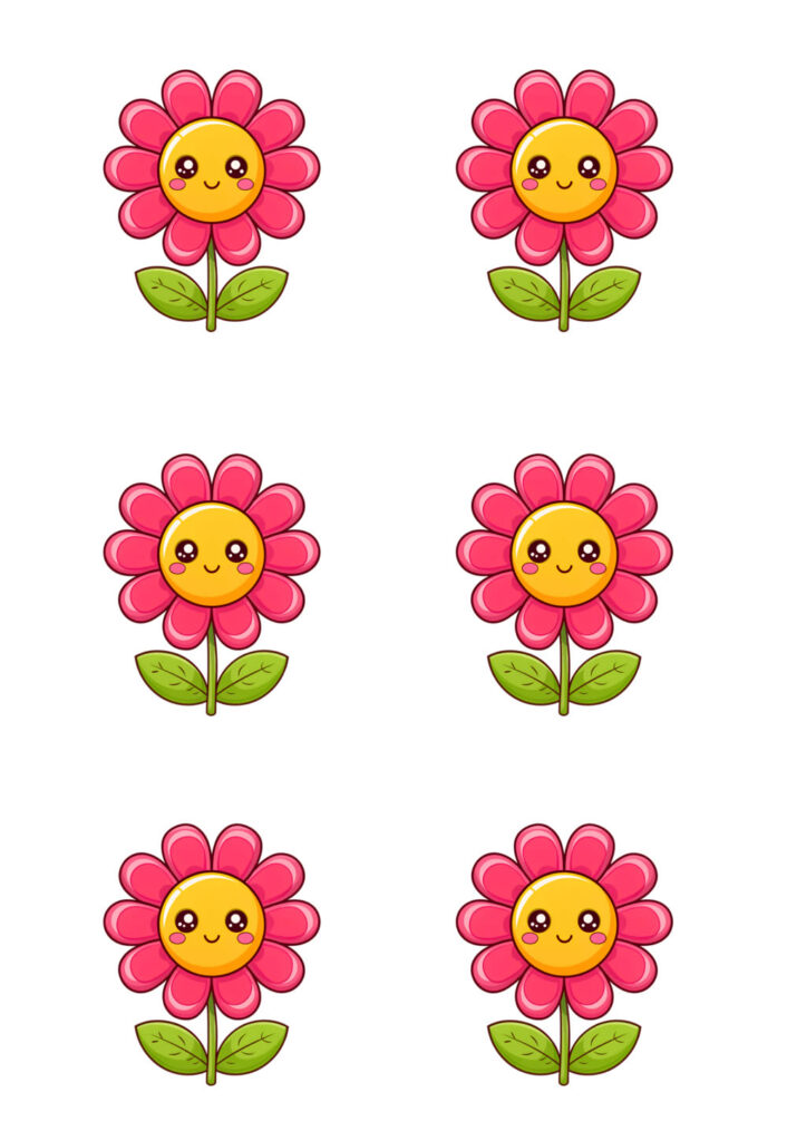 Modelos de Flores Coloridas