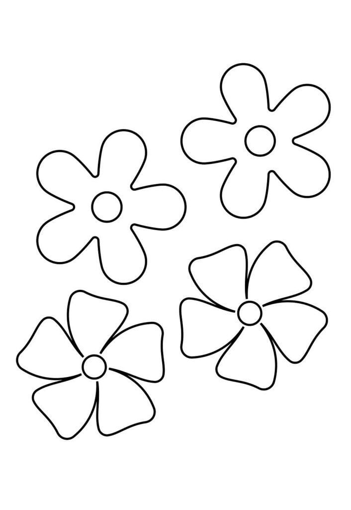 Flor - Moldes