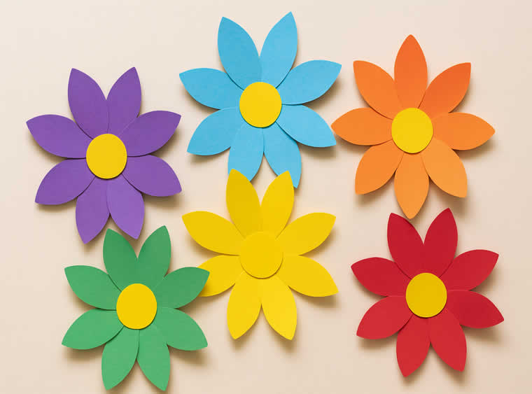 Moldes de Flores para Imprimir